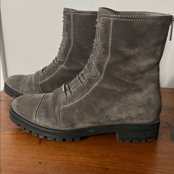 JIMMY CHOO Piper Suede Combat Boots Size 40 - Picture 5 of 14